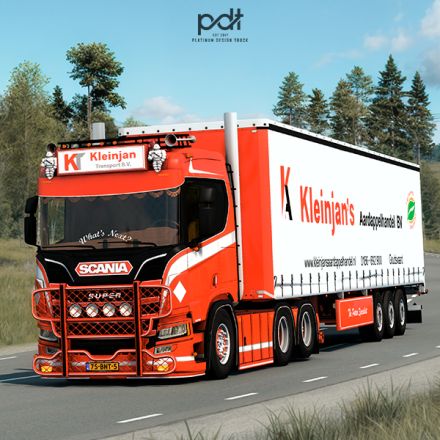 Scania R650 + Trailer &quot;Kleinjan Transport B.V&quot;