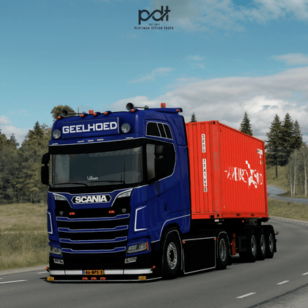 Scania S450 + Trailer "Geelhoed"