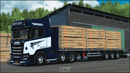 Scania 580S + Trailer &quot;GVT Transport&quot;