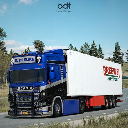 Scania R520 + Trailer &quot;R. De Block&quot;