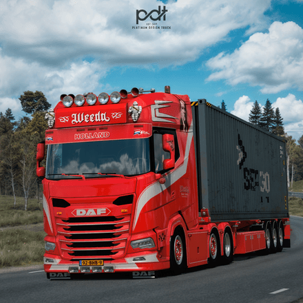 DAF XG+ 530 + Trailer &quot;Weeda Sopranos&quot;