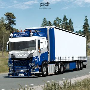 Scania R580 + Trailer &quot;Petignaud Transports&quot;