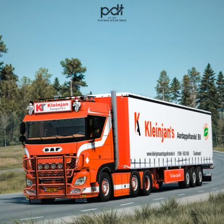 Daf XF106 + Trailer &quot;Kleinjan Transport&quot;