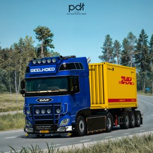 Daf XF106 480 + Trailer &quot;Gebroeders Geelhoed&quot;