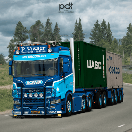 Scania R650 + Trailer &quot;P.Visser&quot;