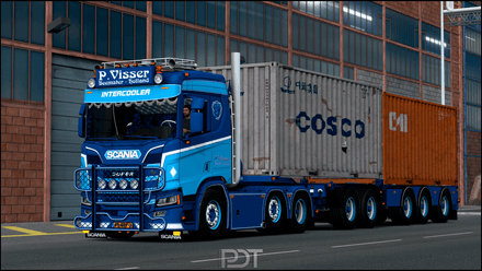 Scania R650 + Trailer &quot;P.Visser&quot;