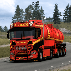 Scania R650 + Trailer &quot;A.VISCH&quot;