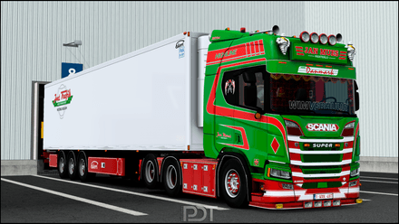 Scania R650 + Trailer &quot;Jan Mues&quot;