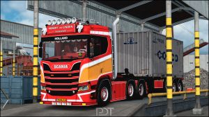 Scania R650 + Trailer &quot;Robert VD Linden&quot;