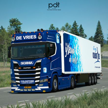 Scania 500S + Trailer &quot;DE VRIES&quot;