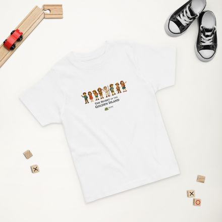 "The Golden Island" Organic T-Shirt for Kids