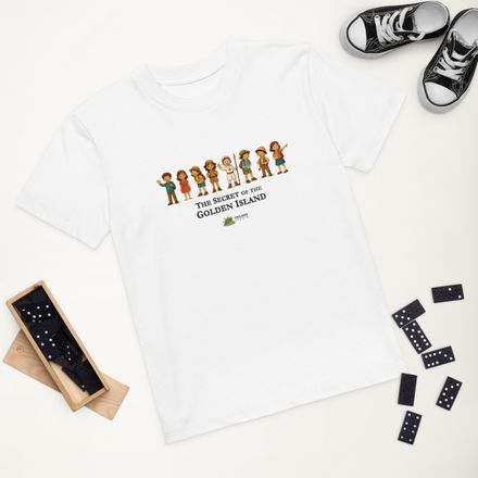 "The Golden Island" Organic T-Shirt for Kids