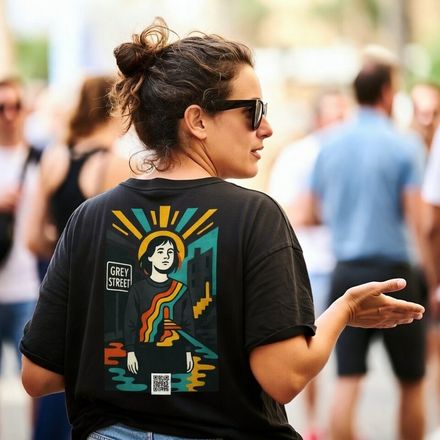 Timpanu Grey Street Inspired Graphic Tee