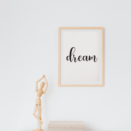 Dream - Black and white Printable Wall Art Quote