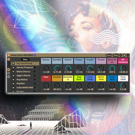 Ableton Intro Vocal Chain ROLODEX - Explore Different Vocal Chains with One Click!