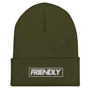 "Friendly" Box Cuffed Beanie | Yupoong 1501KC