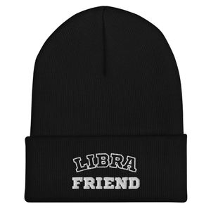 "Libra Friend"  Cuffed Beanie