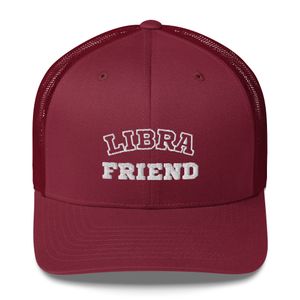 "Libra Friend" Retro Trucker Hat