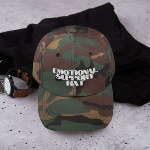 "Emotional Support Hat" Classic Dad Hat | Yupoong 6245CM