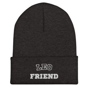 "Leo Friend"  Cuffed Beanie