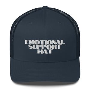 "Emotional Support Hat" Retro Trucker Hat | Yupoong 6606