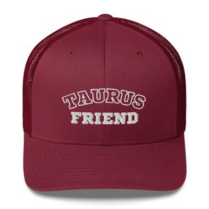 "Taurus Friend" Retro Trucker Hat 