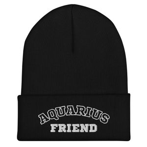 "Aquarius Friend"  Cuffed Beanie