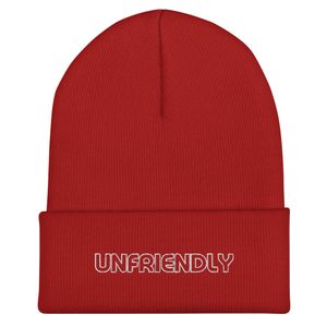 "Unfriendly" Cuffed Beanie