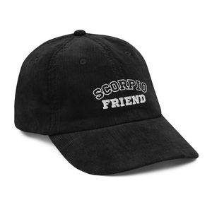 "Scorpio Friend" Vintage Corduroy Cap