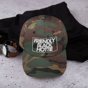 "Friendly Black Hottie" Box Classic Dad Hat | Yupoong 6245CM