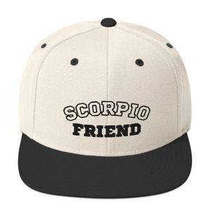 "Scorpio Friend" Natural &amp; Black Classic Snapback