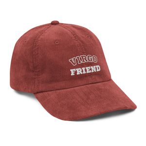 "Virgo Friend" Vintage Corduroy Cap
