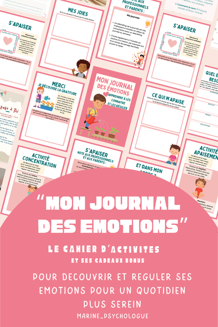 [cahier]  Mon Journal des émotions 
