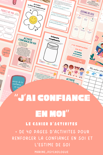 Cahier d&#x27;activités &quot;J&#x27;ai confiance en moi&quot;