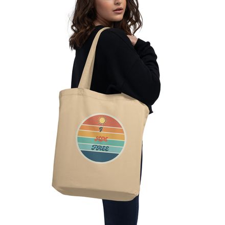 Tote Bag I Am Free, Retro