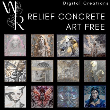 RELIEF CONCRETE ART FREE