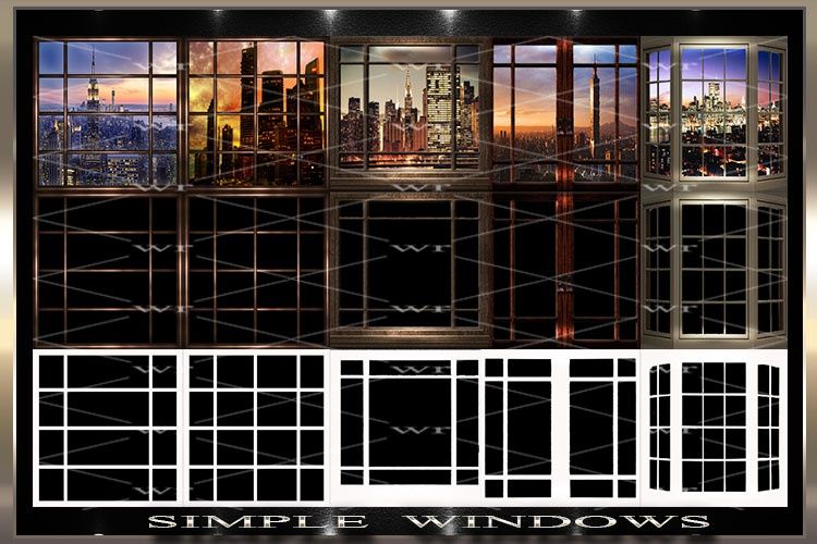 ~ SIMPLE WINDOWS IMVU TEXTURE PACK ~