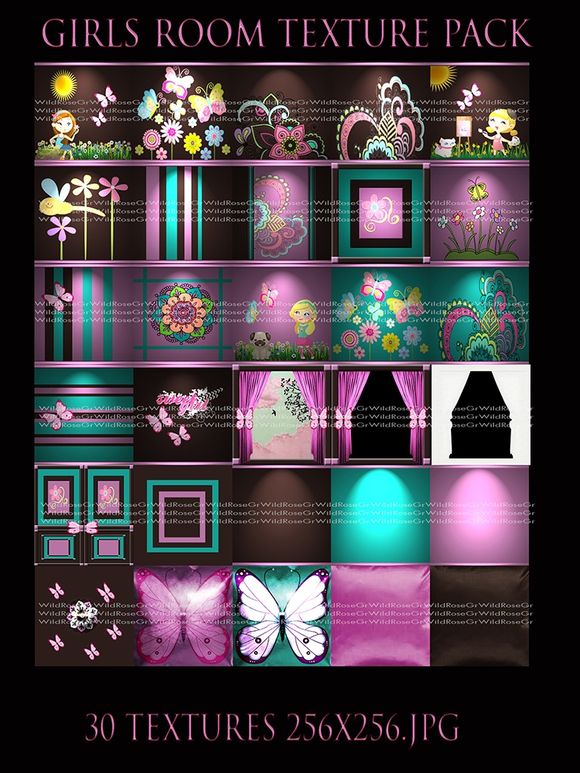 ~ GIRLS ROOM IMVU TEXTURE PACK ~