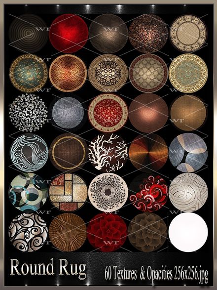 ~ROUND RUG TEXTURE PACK~