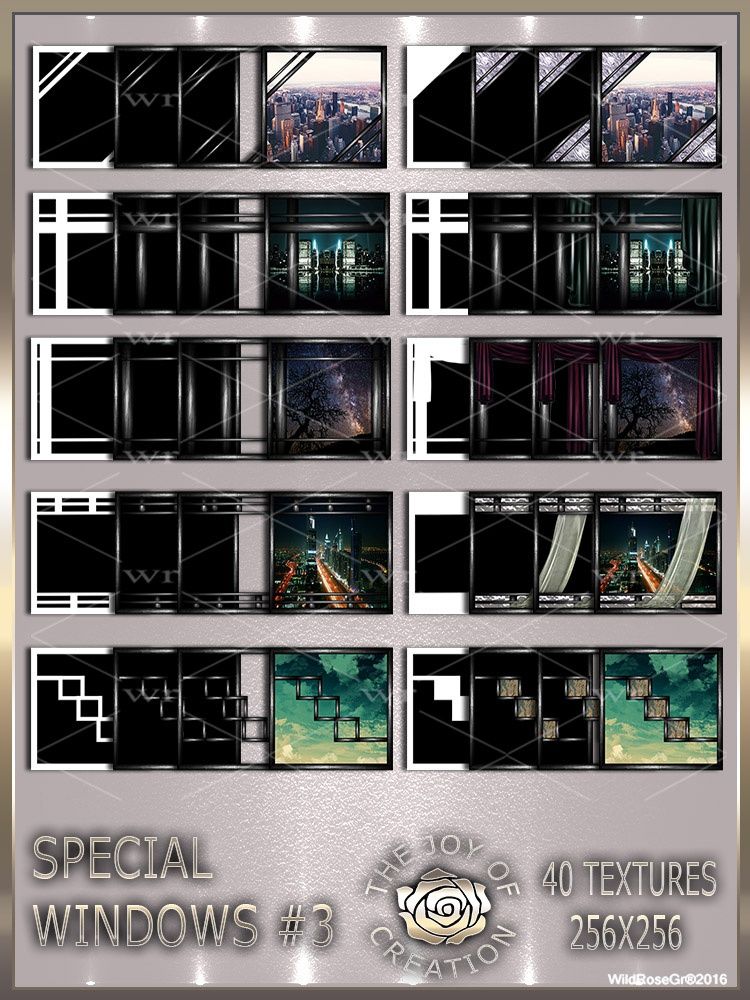 Win Texture Pack SPECIAL WINDOWS #3 TEXTURE PACK
