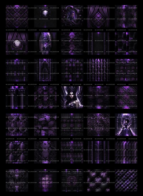 PURPLE BLACK GOTH