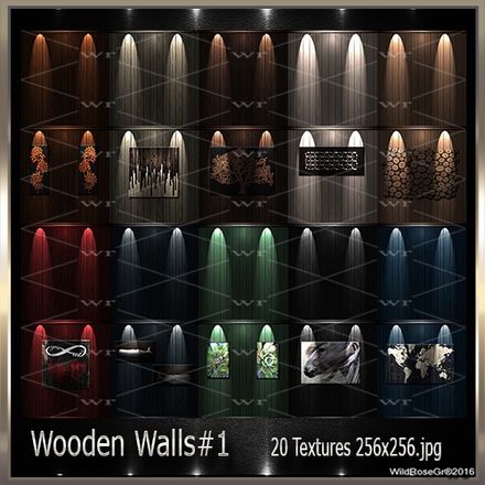 ~ WOODEN WALLS#1 TEXTURE PACK ~