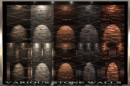 ~ VARIOUS STONE WALLS IMVU TEXTURE PACK ~