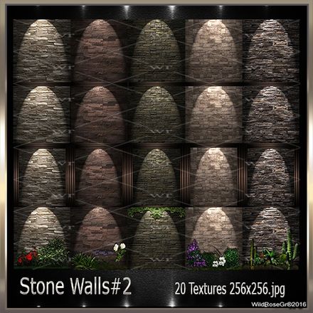 ~ STONE WALLS#2 TEXTURE PACK ~