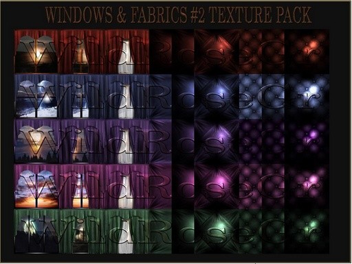 ~ WINDOW&amp;FABRICS #2 IMVU TEXTURE PACK ~