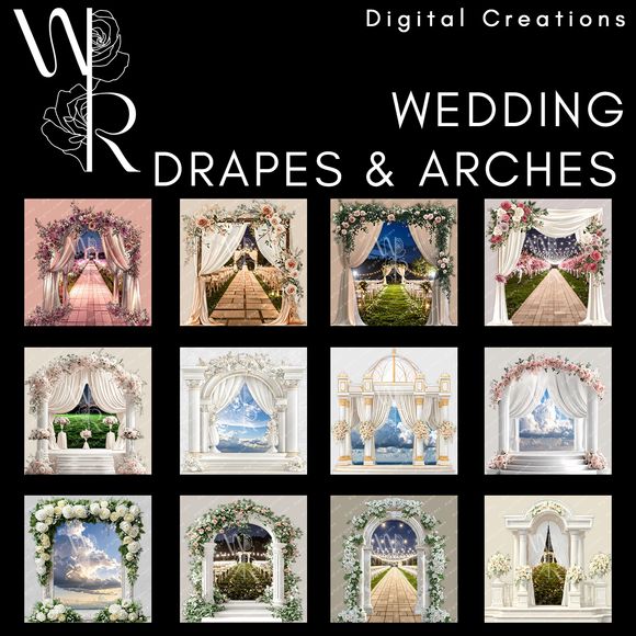 WEDDING DRAPES &amp; ARCHES