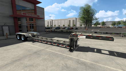 Chassis King Double Drop Container Chassis