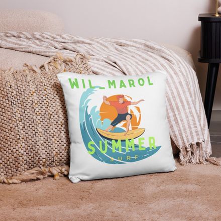 Wilmarol summer surfAll-Over Print Basic Pillow Case