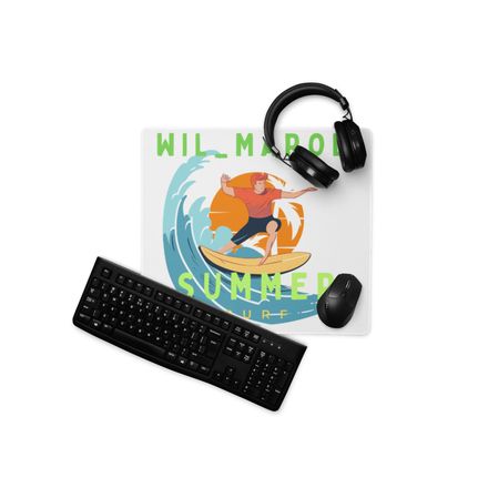 Wilmarol summer surf Gaming Mouse Pad