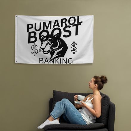 Pumarol Boost Banking All-Over Print Flag
